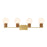 Savoy House Jarrell 4 Lt Bath Sconce, White, Warm Brass - 8-4081-4-322