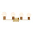 Savoy House Jarrell 4 Lt Bath Sconce, White, Warm Brass