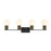 Savoy House Jarrell 4 Lt Bath Sconce, White, Matte Black - 8-4081-4-BK