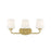 Savoy House Capra 3-Light Bathroom Vanity Light, Warm Brass - 8-4090-3-322