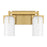 Savoy House Caldwell 2-Light Bathroom Vanity Light, Warm Brass