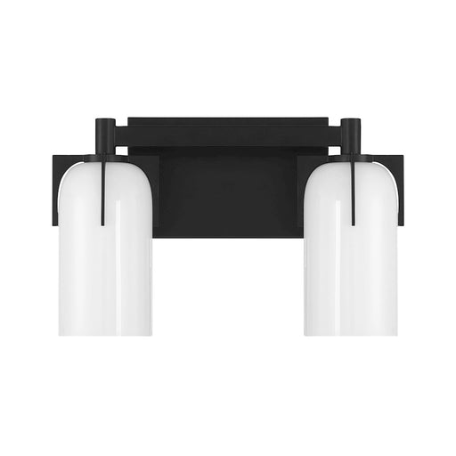 Savoy House Caldwell 2-Light Bathroom Vanity Light, Matte Black