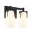 Savoy House Caldwell 2-Light Bathroom Vanity Light, Matte Black