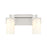 Savoy House Caldwell 2 Light Bath, Satin Nickel/Etched White Opal - 8-4128-2-SN