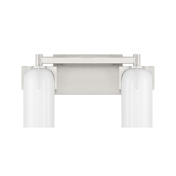 Savoy House Caldwell 2-Light Bathroom Vanity Light, Satin Nickel