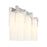 Savoy House Caldwell 3 Light Bath, Satin Nickel/Etched White Opal