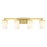 Savoy House Caldwell 4-Light Bathroom Vanity Light, Warm Brass - 8-4128-4-322