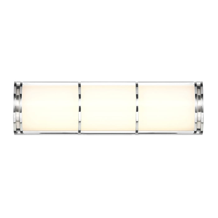 Savoy House Harper LED 16" 16" Bath Sconce, Chrome/White - 8-4204-16-11