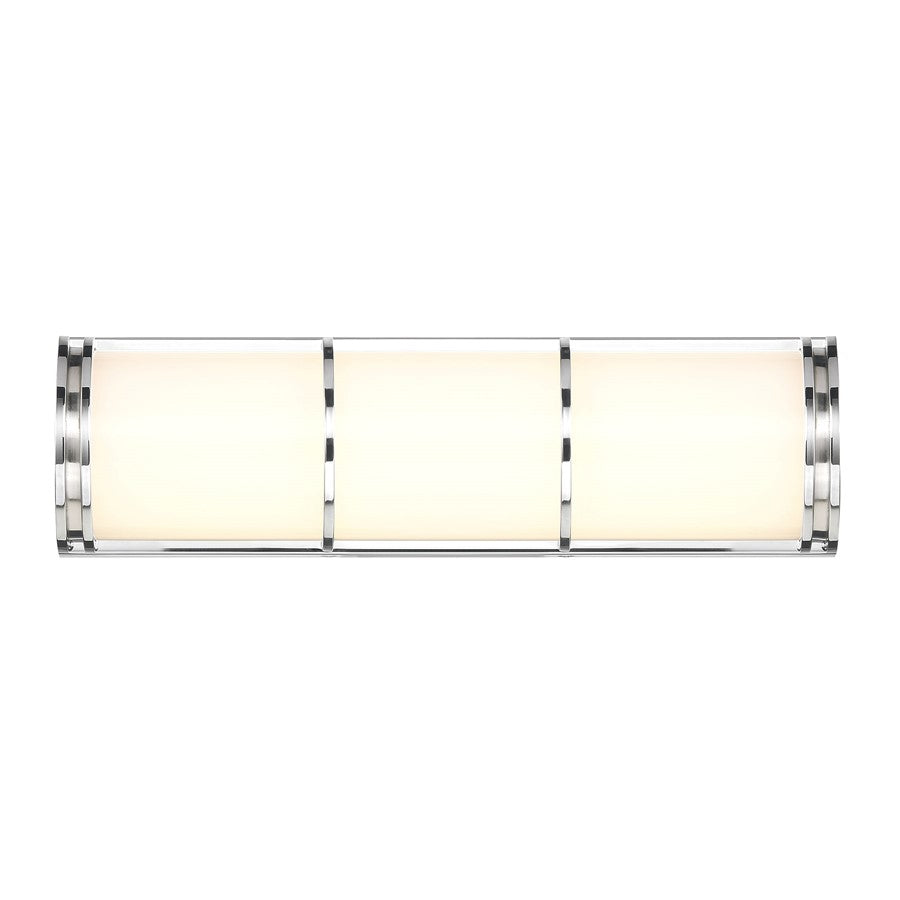 Savoy House Harper LED 16" 16" Bath Sconce, Chrome/White - 8-4204-16-11