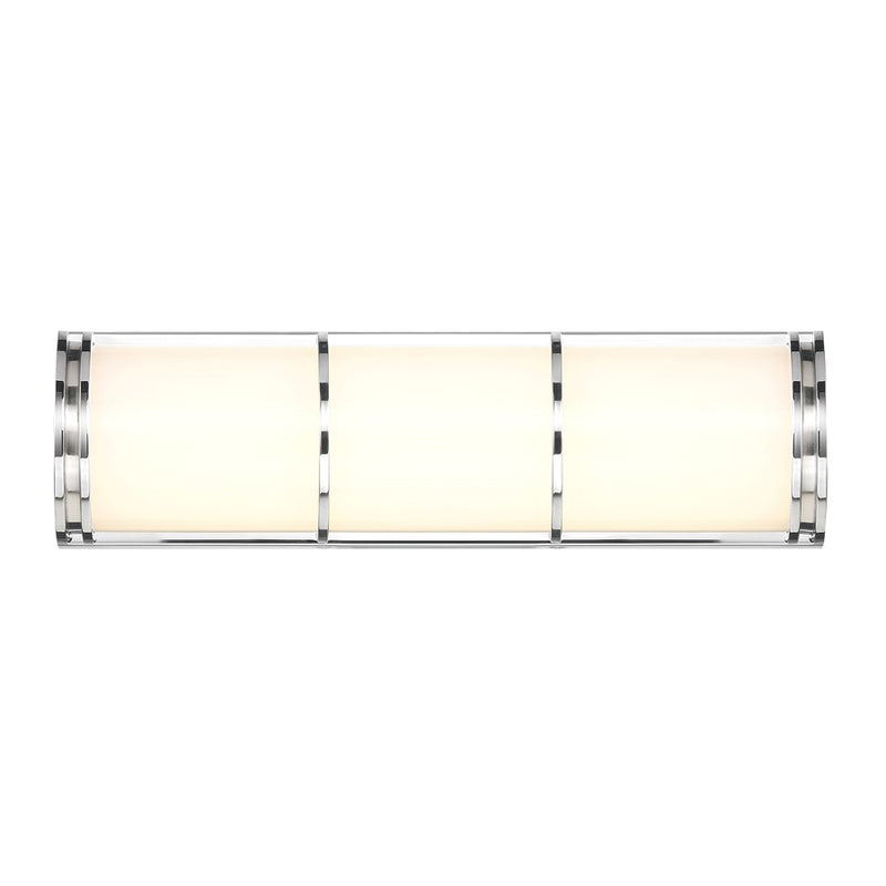 Savoy House Harper LED 16" 16" Bath Sconce, Chrome/White
