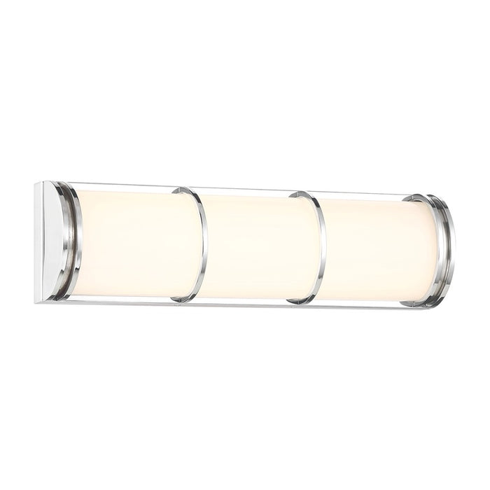 Savoy House Harper LED 16" 16" Bath Sconce, Chrome/White