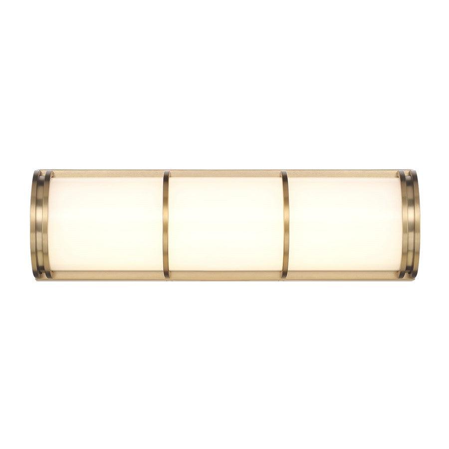 Savoy House Harper LED 16" Bath Sconce, Warm Brass - 8-4204-16-322