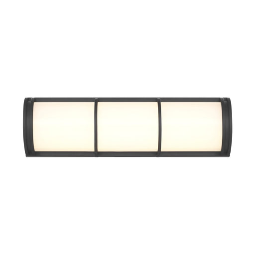 Savoy House Harper LED 16" Bath Sconce, White, Matte Black - 8-4204-16-BK