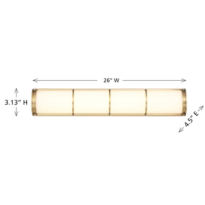 Savoy House Harper LED 26" Bath Sconce, Warm Brass