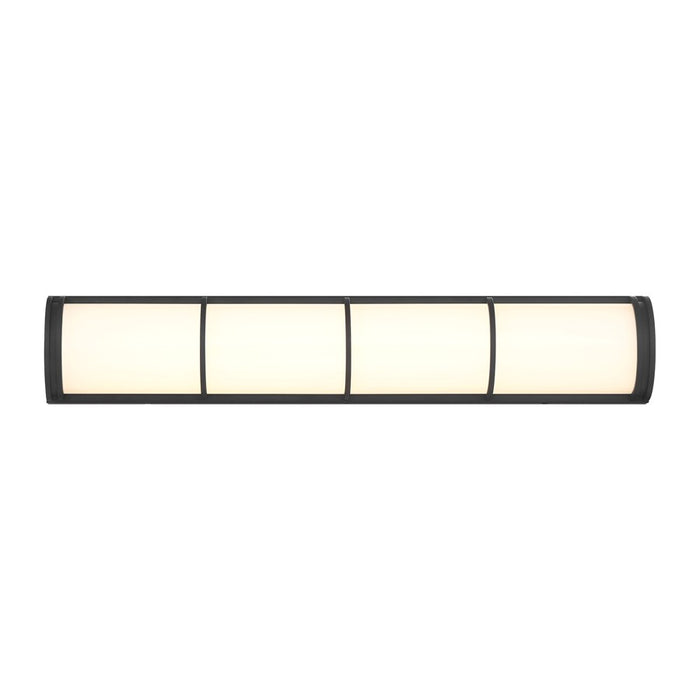 Savoy House Harper LED 26" Bath Sconce, White, Matte Black - 8-4204-26-BK