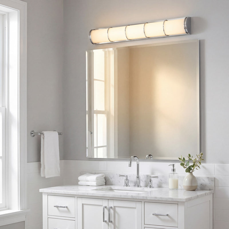 Savoy House Harper LED 36" Bath Sconce/White Etched