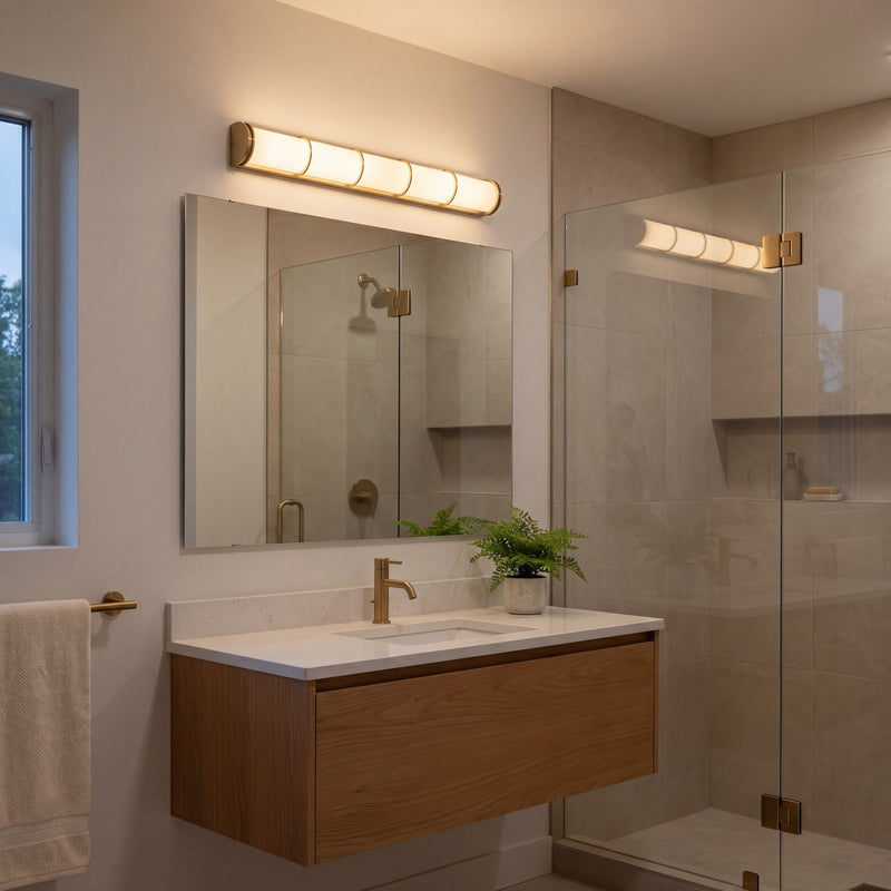 Savoy House Harper LED 36" Bath Sconce, Warm Brass