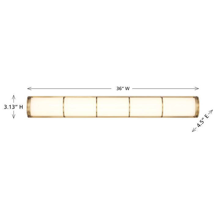 Savoy House Harper LED 36" Bath Sconce, Warm Brass