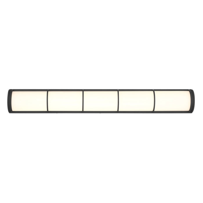 Savoy House Harper LED 36" Bath Sconce, White, Matte Black - 8-4204-36-BK