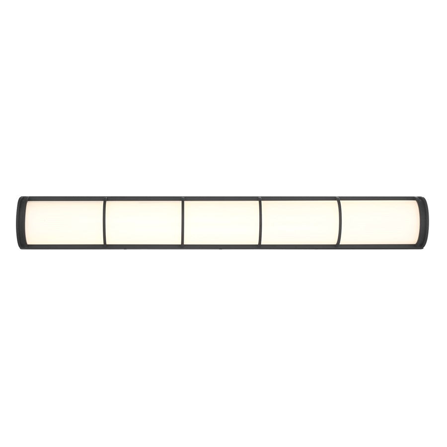 Savoy House Harper LED 36" Bath Sconce, White, Matte Black - 8-4204-36-BK