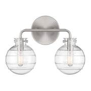 Savoy House Mason 2-Light Bathroom Vanity Light, Satin Nickel - 8-4300-2-SN