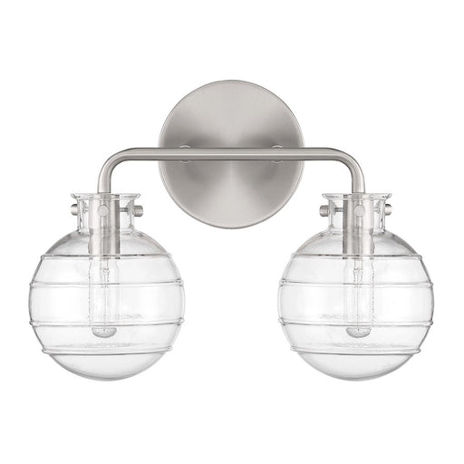 Savoy House Mason 2-Light Bathroom Vanity Light, Satin Nickel