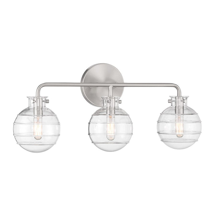 Savoy House Mason 3-Light Bathroom Vanity Light, Satin Nickel