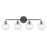 Savoy House Mason 4-Light Bathroom Vanity Light, Matte Black - 8-4300-4-BK