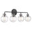 Savoy House Mason 4-Light Bathroom Vanity Light, Matte Black