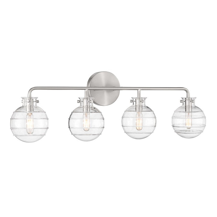 Savoy House Mason 4-Light Bathroom Vanity Light, Satin Nickel