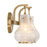 Savoy House Adams 2 Light Bathroom Vanity, Warm Brass/White