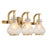 Savoy House Adams 3-Light Bathroom Vanity Light, Warm Brass