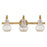 Savoy House Adams 3-Light Bathroom Vanity Light, Warm Brass