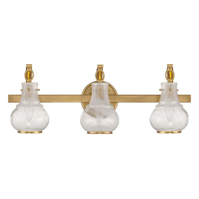 Savoy House Adams 3-Light Bathroom Vanity Light, Warm Brass