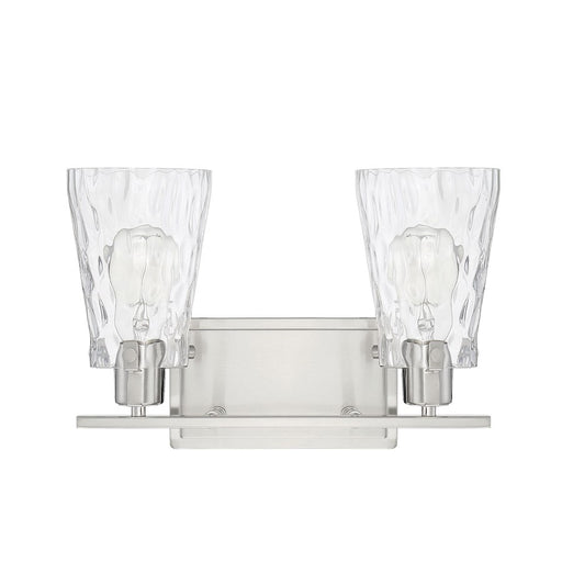 Savoy House Vaughan 2-Light Bathroom Vanity Light, Satin Nickel