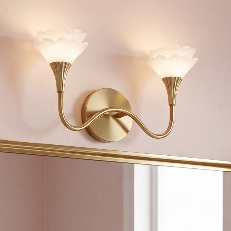 Savoy House Florena 2 Lt Bath Sconce, Noble Brass