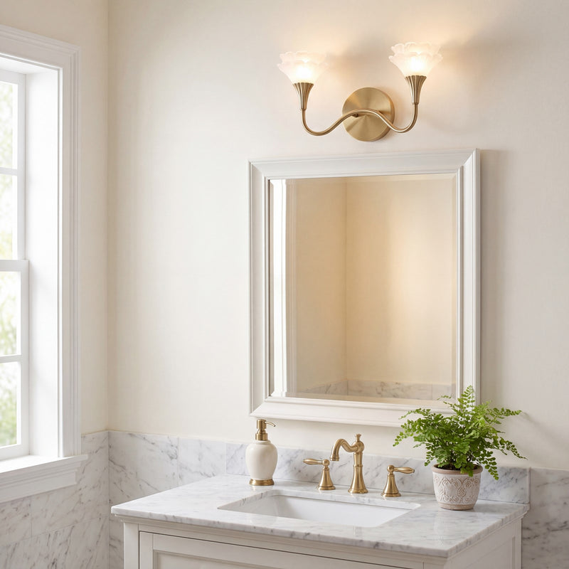 Savoy House Florena 2 Lt Bath Sconce, Noble Brass