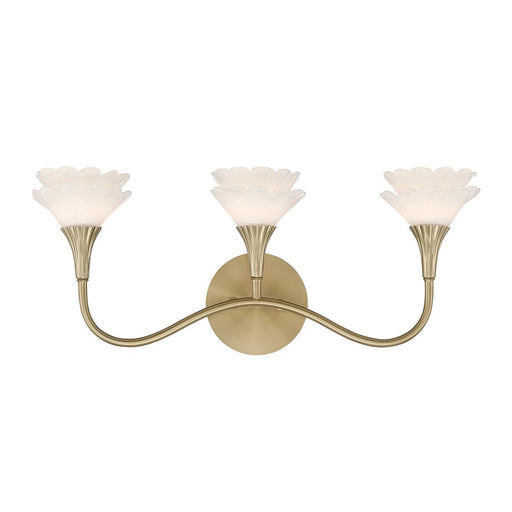 Savoy House Florena 3 Lt Bath Sconce, Noble Brass - 8-5081-3-127