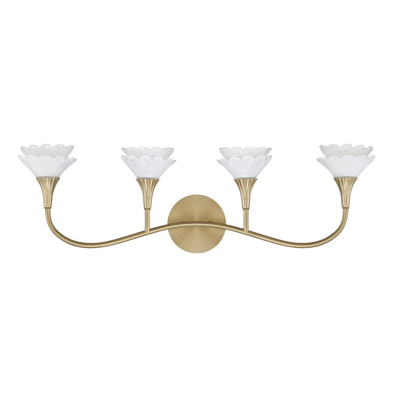 Savoy House Florena 4 Lt Bath Sconce, Noble Brass