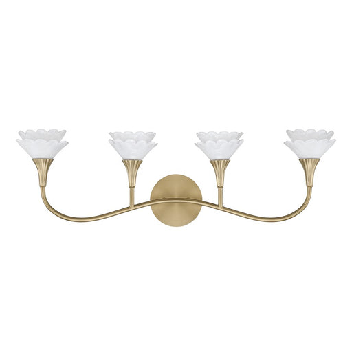 Savoy House Florena 4 Lt Bath Sconce, Noble Brass