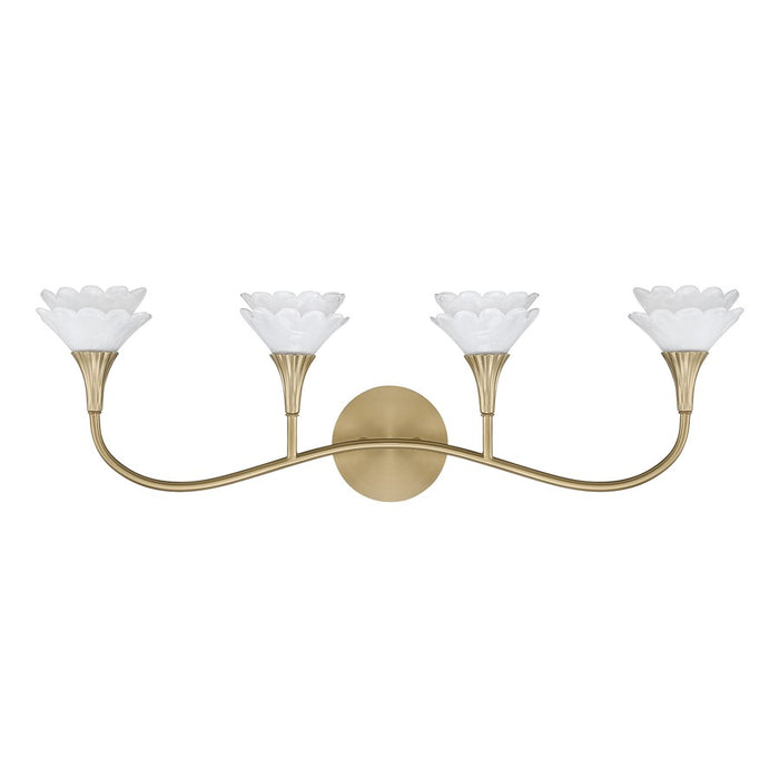 Savoy House Florena 4 Lt Bath Sconce, Noble Brass