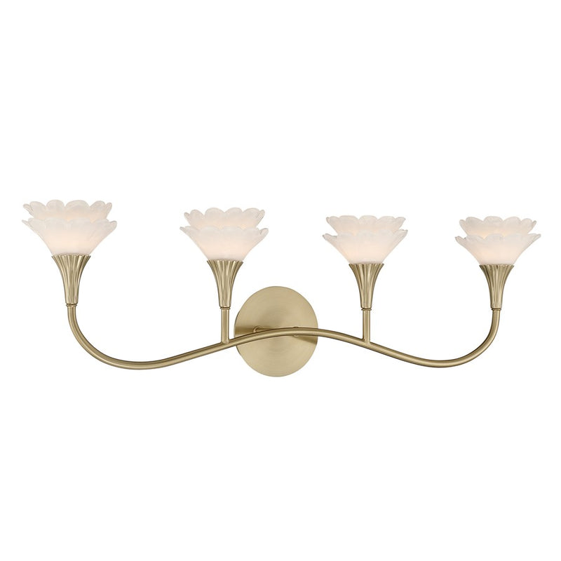 Savoy House Florena 4 Lt Bath Sconce, Noble Brass