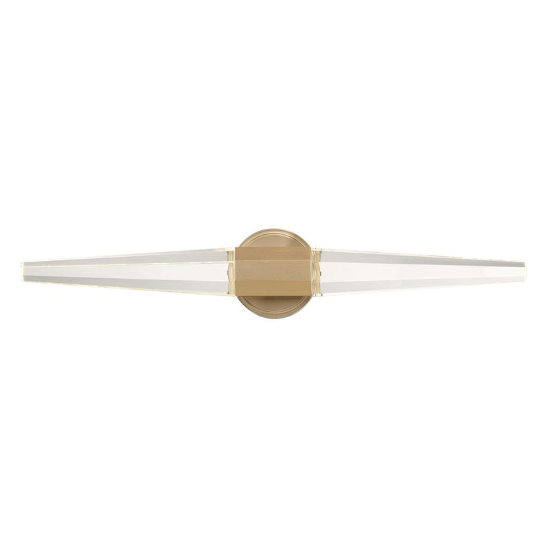 Savoy House Beaumont LED 28" Bath Sconce, Noble Brass