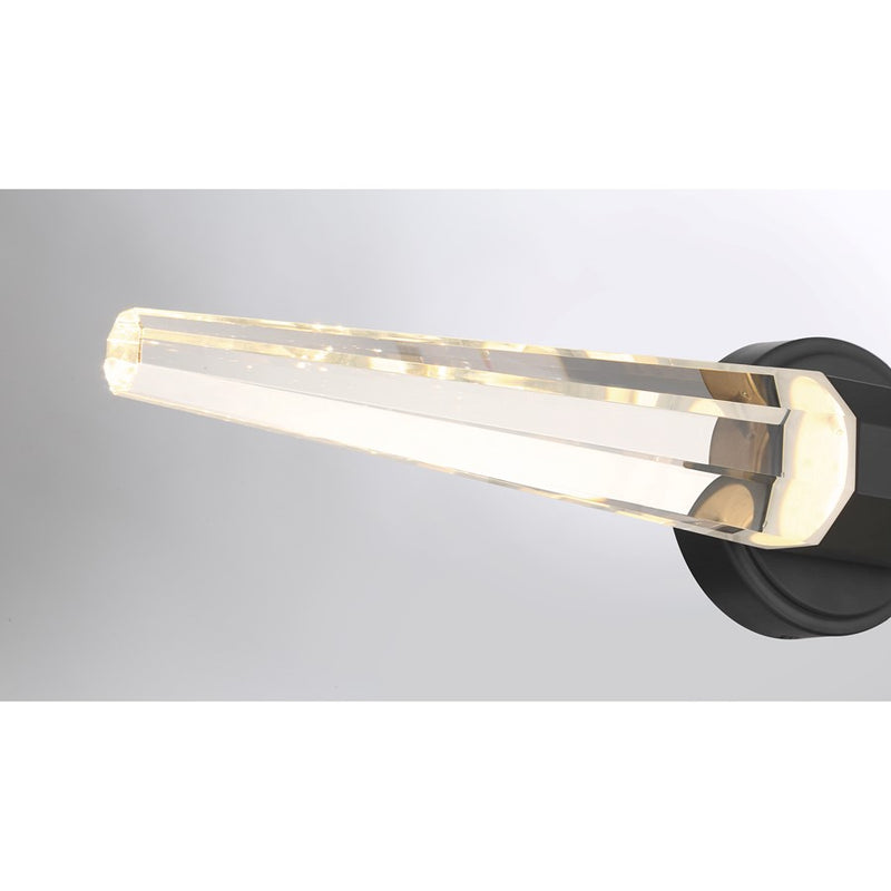 Savoy House Beaumont LED 28" Bath Sconce, Black Lustre