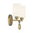 Savoy House Woodbury 2-Light Bathroom Vanity Light, Warm Brass