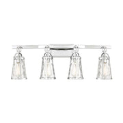 Savoy House Albany 4-Light Bathroom Vanity Light, Polished Chrome - 8-560-4-11