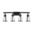 Savoy House Albany 4-Light Bathroom Vanity Light, Black