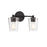 Savoy House Ballas 2-Light Bathroom Vanity Light, Matte Black