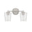 Savoy House Ballas 2-Light Bathroom Vanity Light, Satin Nickel