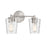 Savoy House Ballas 2-Light Bathroom Vanity Light, Satin Nickel